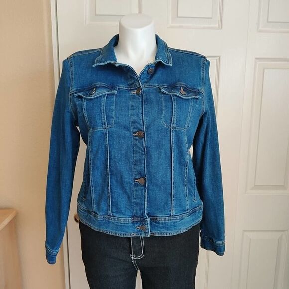1901 button denim jacket sz XL - Picture 2 of 12
